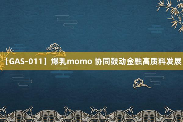 【GAS-011】爆乳momo 协同鼓动金融高质料发展