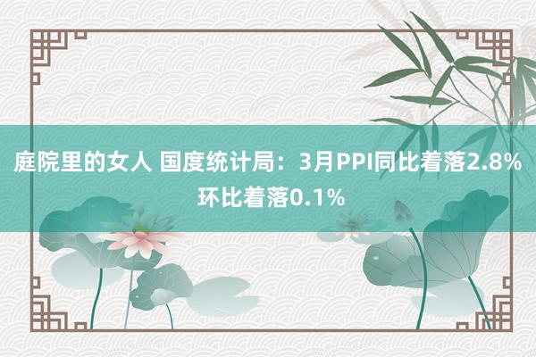 庭院里的女人 国度统计局：3月PPI同比着落2.8% 环比着落0.1%