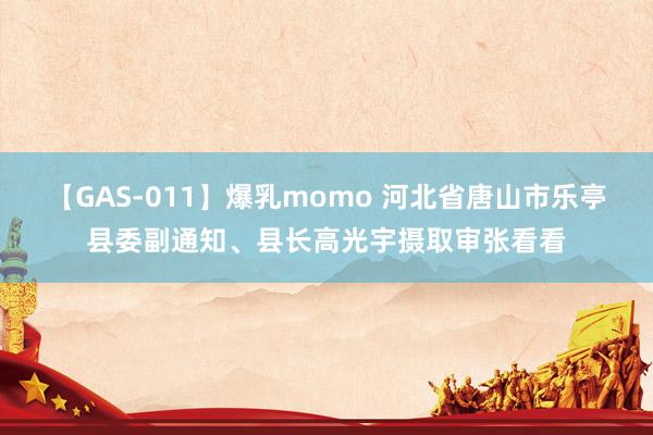 【GAS-011】爆乳momo 河北省唐山市乐亭县委副通知、县长高光宇摄取审张看看